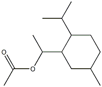 Acetic acid 1-(p-menthan-3-yl)ethyl ester,,结构式