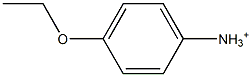 p-Ethoxyanilinium Struktur