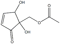 5-Acetoxymethyl-4,5-dihydroxy-2-cyclopentene-1-one