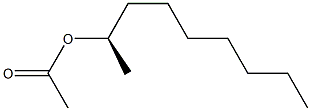 (-)-Acetic acid (R)-1-methyloctyl ester Structure