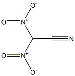 ジニトロアセトニトリル 化学構造式