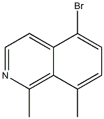 1,8-Dimethyl-5-bromoisoquinoline Structure