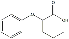 2-フェノキシ吉草酸 化学構造式