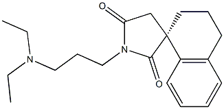 (1S)-1'-[3-(Diethylamino)propyl]-3,4-dihydrospiro[naphthalene-1(2H),3'-pyrrolidine]-2',5'-dione Struktur