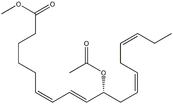 (6Z,8E,10R,12Z,15Z)-10-Acetoxy-6,8,12,15-octadecatetraenoic acid methyl ester