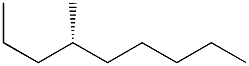 [S,(+)]-4-Methylnonane Struktur