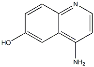 4-アミノ-6-ヒドロキシキノリン 化学構造式