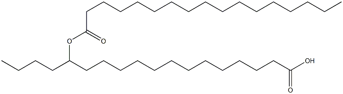 14-Heptadecanoyloxyoctadecanoic acid Structure