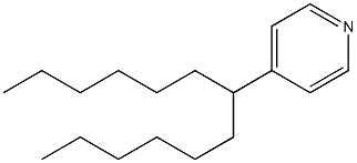 4-(1-Hexylheptyl)pyridine Structure