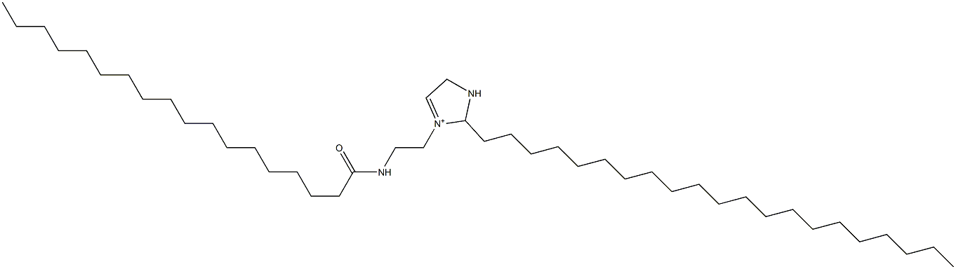 2-Henicosyl-3-[2-(stearoylamino)ethyl]-3-imidazoline-3-ium Structure