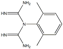 3-(2,6-キシリル)ビグアニド 化学構造式