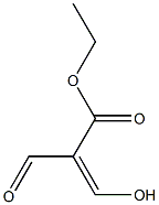 (Z)-2-Formyl-3-hydroxyacrylic acid ethyl ester Struktur