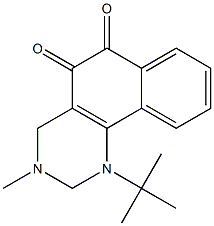 1-tert-Butyl-3-methyl-1,2,3,4-tetrahydrobenzo[h]quinazoline-5,6-dione