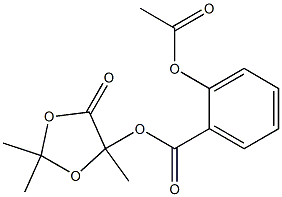 2-Acetoxybenzoic acid 2,2,5-trimethyl-4-oxo-1,3-dioxolan-5-yl ester