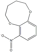 2,3,4,5-Tetrahydro-7-nitro-1,6-benzodioxocin Struktur
