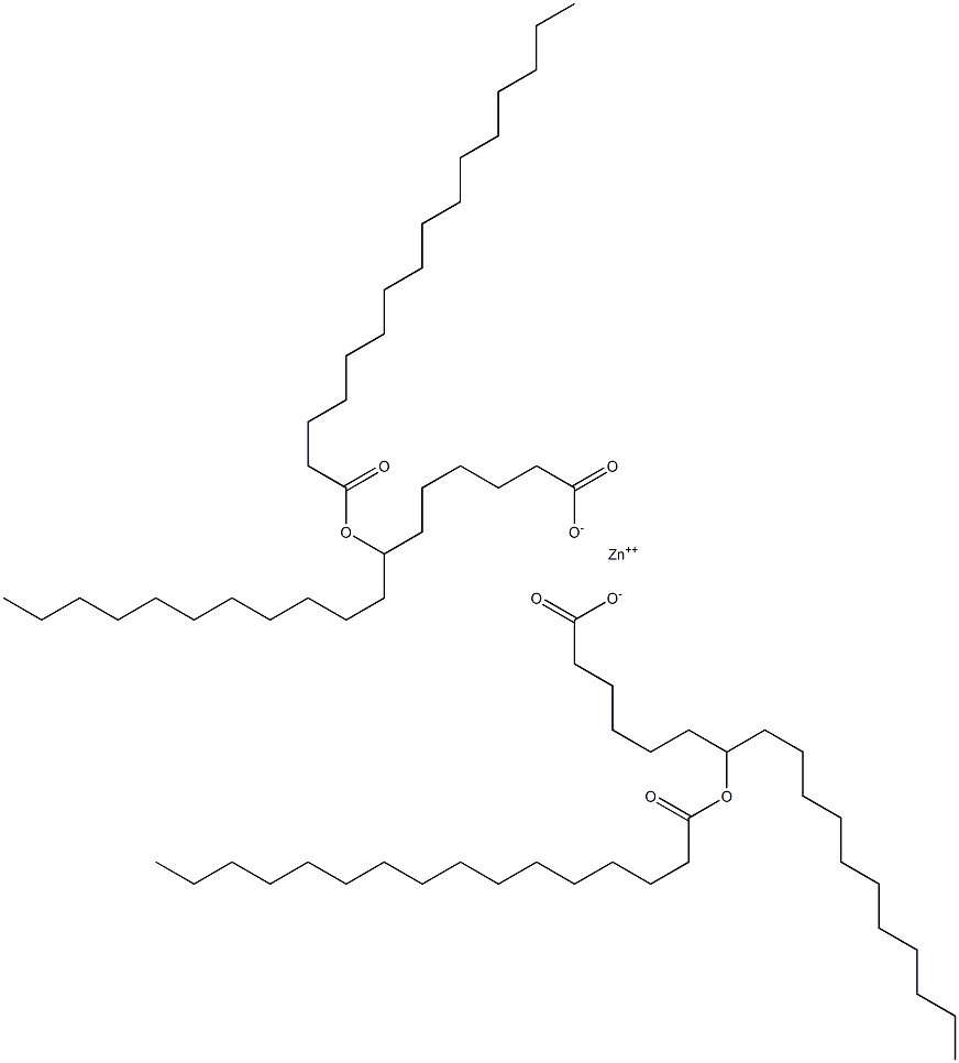Bis(7-hexadecanoyloxyoctadecanoic acid)zinc salt