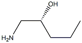 (R)-1-アミノペンタン-2-オール 化学構造式