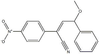 4-Methoxy-2-(4-nitrophenyl)-4-phenyl-2-butenenitrile