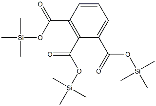 1,2,3-Benzenetricarboxylic acid tri(trimethylsilyl) ester Structure