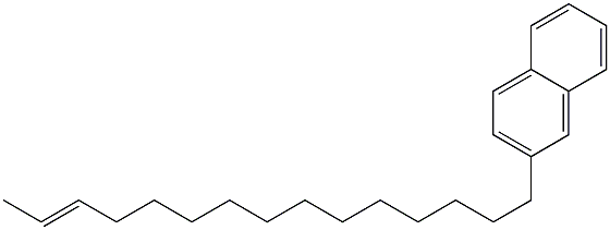2-(13-Pentadecenyl)naphthalene Structure