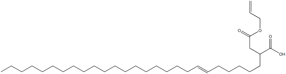 2-(6-ヘキサコセニル)こはく酸1-水素4-アリル 化学構造式
