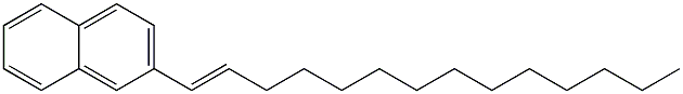 2-(1-Tetradecenyl)naphthalene Struktur