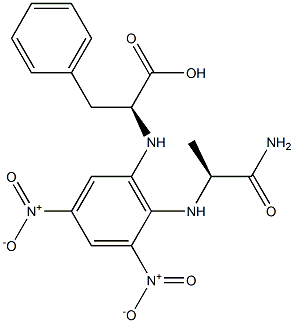 (S)-2-[[6-[[(S)-1-Carboxy-2-phenylethyl]amino]-2,4-dinitrophenyl]amino]propanamide
