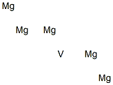 バナジウム-ペンタマグネシウム 化学構造式
