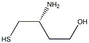 [R,(-)]-3-アミノ-4-メルカプト-1-ブタノール 化学構造式