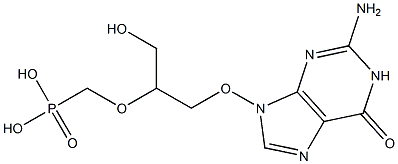 9-[3-Hydroxy-2-(phosphonomethoxy)propoxy]-2-amino-9H-purin-6(1H)-one
