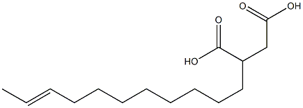 2-(9-Undecenyl)succinic acid Struktur