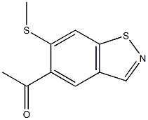 5-Acetyl-6-(methylthio)-1,2-benzisothiazole