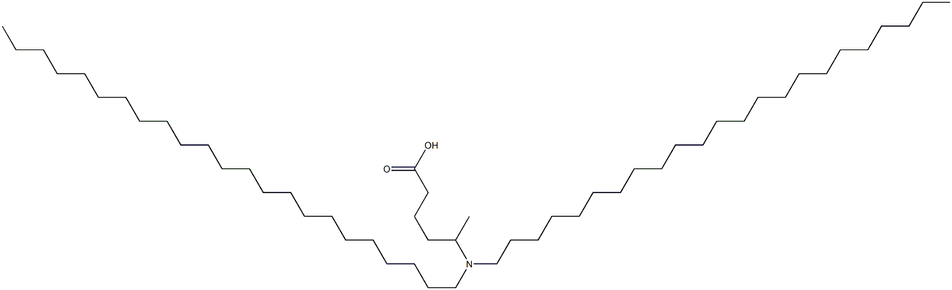 5-(Ditricosylamino)hexanoic acid Structure