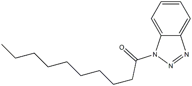 1-Decanoyl-1H-benzotriazole 结构式