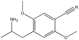 2,5-Dimethoxy-4-(2-aminopropyl)benzonitrile Structure