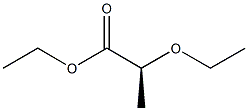 [S,(-)]-2-エトキシプロピオン酸エチル 化学構造式