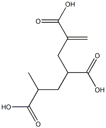 1-Hexene-2,4,6-tricarboxylic acid 6-methyl ester 结构式