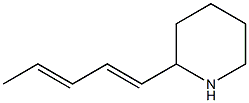 2-[(1E,3E)-1,3-Pentadienyl]piperidine Struktur