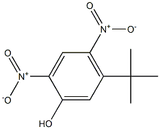 5-tert-Butyl-2,4-dinitrophenol Structure