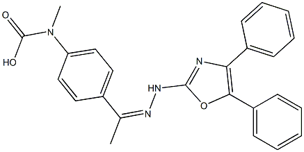 4'-[Carboxy(methyl)amino]acetophenone (4,5-diphenyloxazol-2-yl)hydrazone