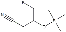 4-Fluoro-3-(trimethylsilyloxy)butyronitrile 结构式