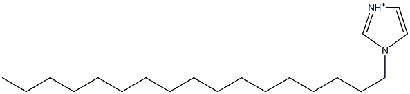 1-Heptadecylimidazolium Structure