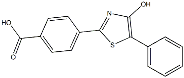 4-(4-Hydroxy-5-phenyl-2-thiazolyl)benzoic acid