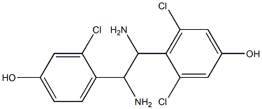 4-[1,2-Diamino-2-(2-chloro-4-hydroxyphenyl)ethyl]-3,5-dichlorophenol