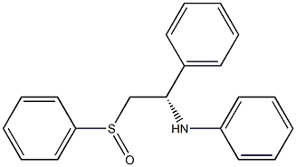 (1S)-N,1-Diphenyl-2-(phenylsulfinyl)ethanamine