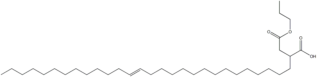 2-(15-Octacosenyl)succinic acid 1-hydrogen 4-propyl ester Structure