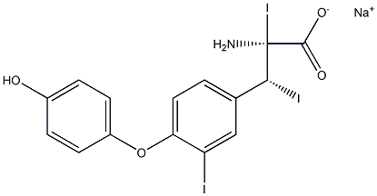 (2S,3R)-2-Amino-3-[4-(4-hydroxyphenoxy)-3-iodophenyl]-2,3-diiodopropanoic acid sodium salt