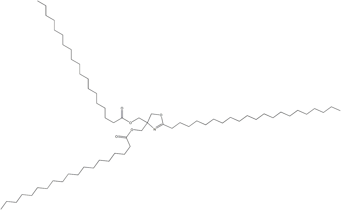 2-Henicosyl-2-oxazoline-4,4-dimethanol dinonadecanoate Structure