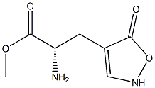 (S)-2-Amino-3-[(2,5-dihydro-5-oxoisoxazol)-4-yl]propanoic acid methyl ester Struktur