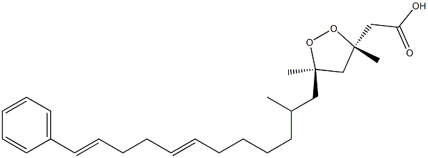 (3S,5R,12E,16E)-3,5,7-Trimethyl-17-phenyl-3,5-epidioxy-12,16-heptadecadienoic acid
